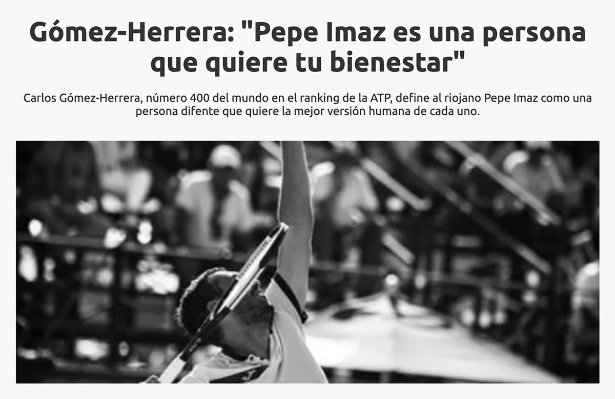 Cobertura de prensa de Pepe Imaz