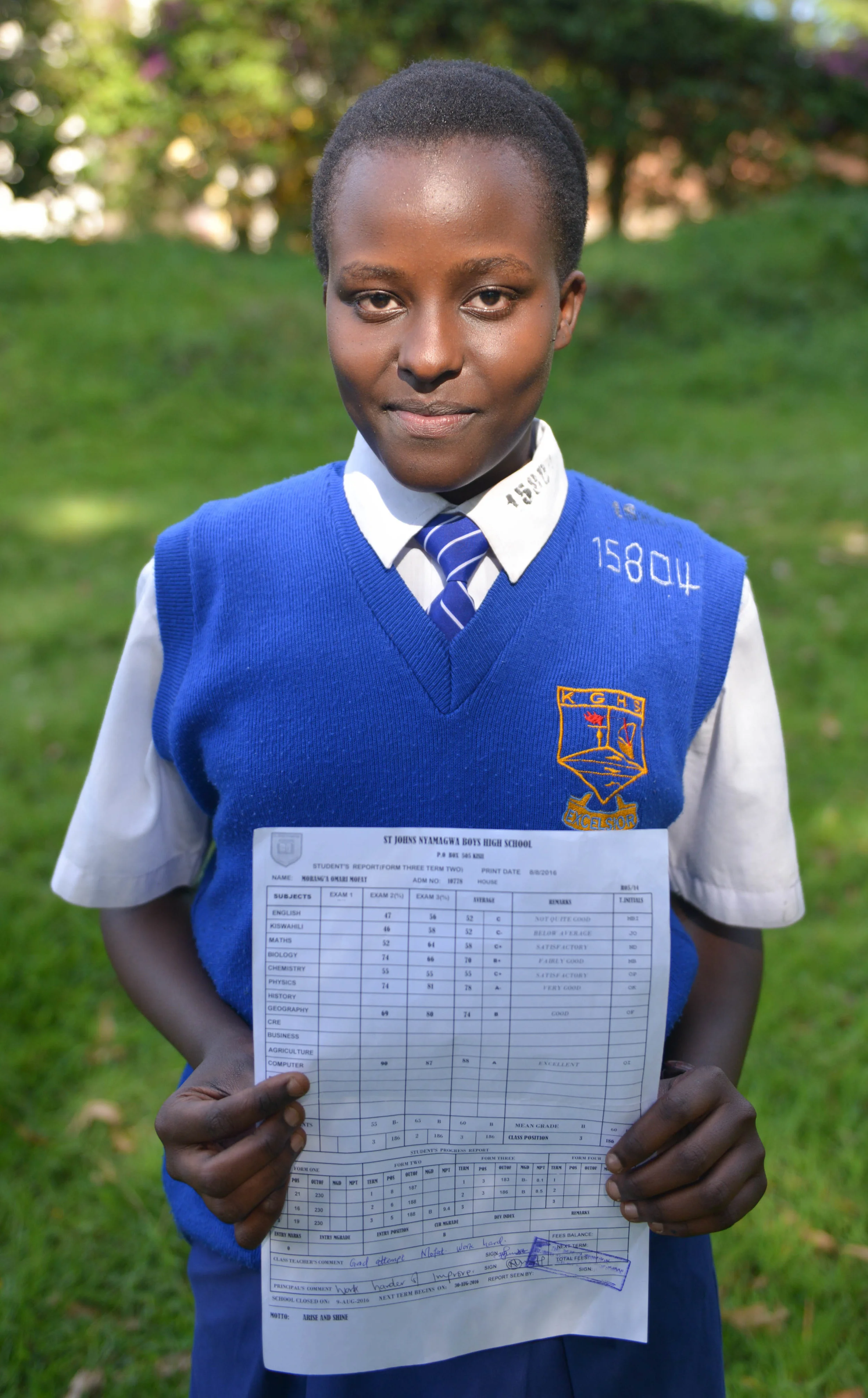 Joyce wants to become a lawyer 