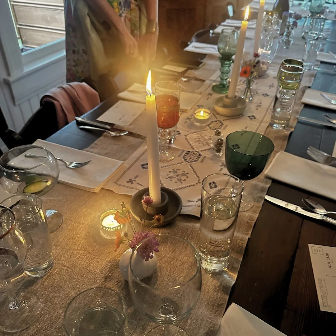 Our hand-carved (from a single piece of stone!) candle holders made the perfect host gift. These soapstone candleholder are all handmade in Kenya. Get your cozy on ☕️ #hygge #tablescapes #soapstone #candlelovers