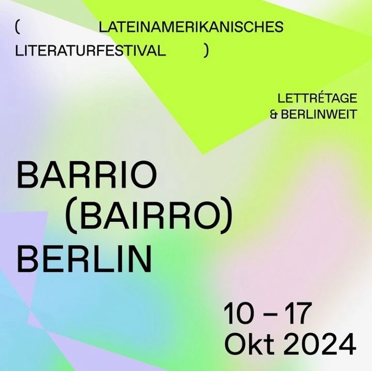 El marco del festival literario @barrio.berlin se llevar&aacute; a cabo el ya cl&aacute;sico Encuentro Hispanopo&eacute;tico de @pasajerodelmuro.

Lugar: @poropati.bar 
Fecha: s&aacute;bado 12 de octubre / 19:00.

En esta ocasi&oacute;n, participar&e