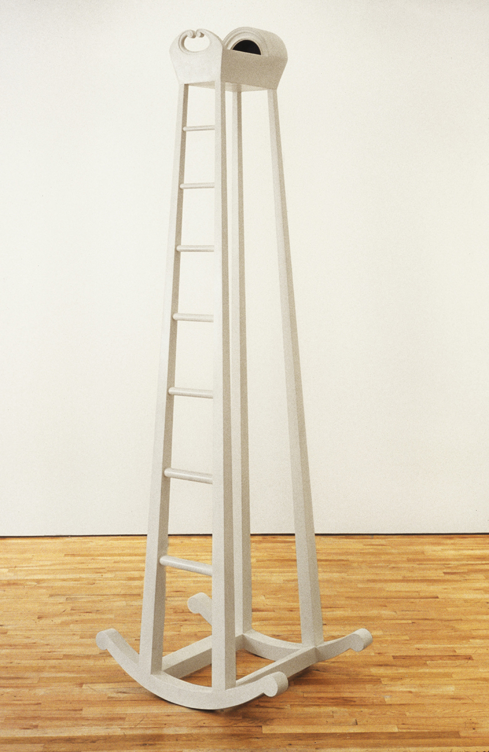 I Wake to Sleep and Take my Waking Slowly , 1994 Wood, felt, paint 97 x 36 x 32 in