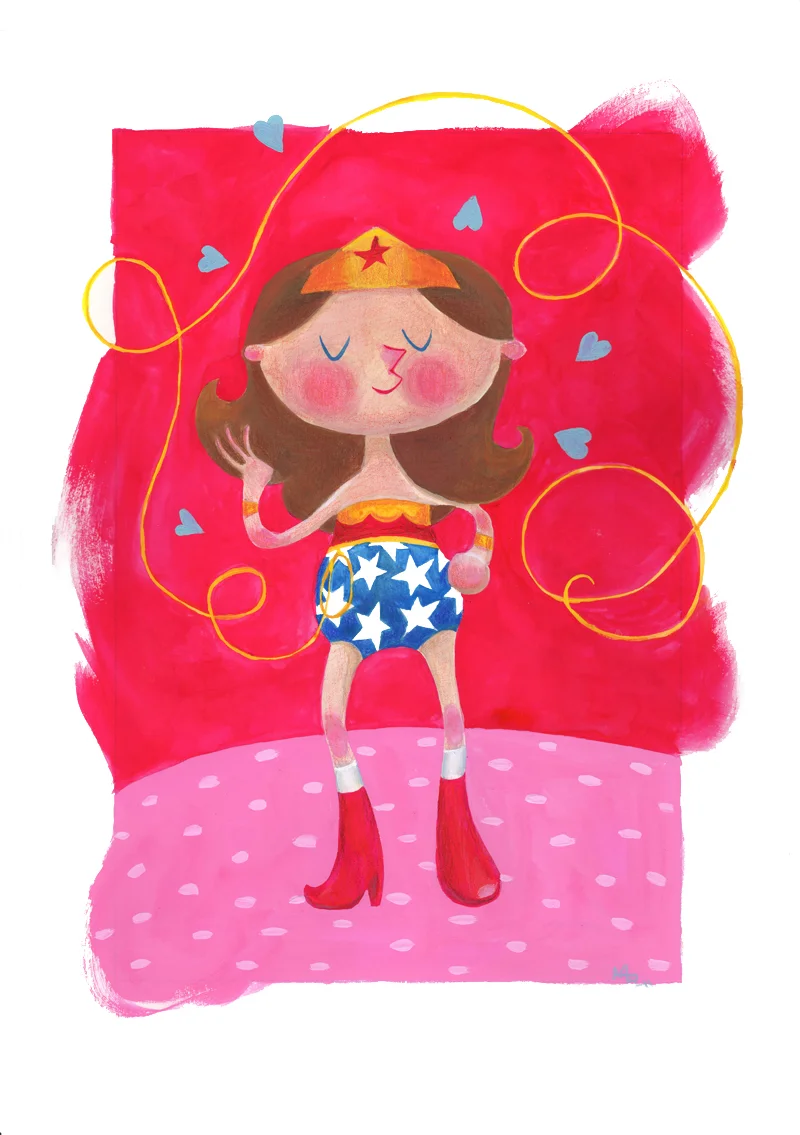 A wee little wonderwoman