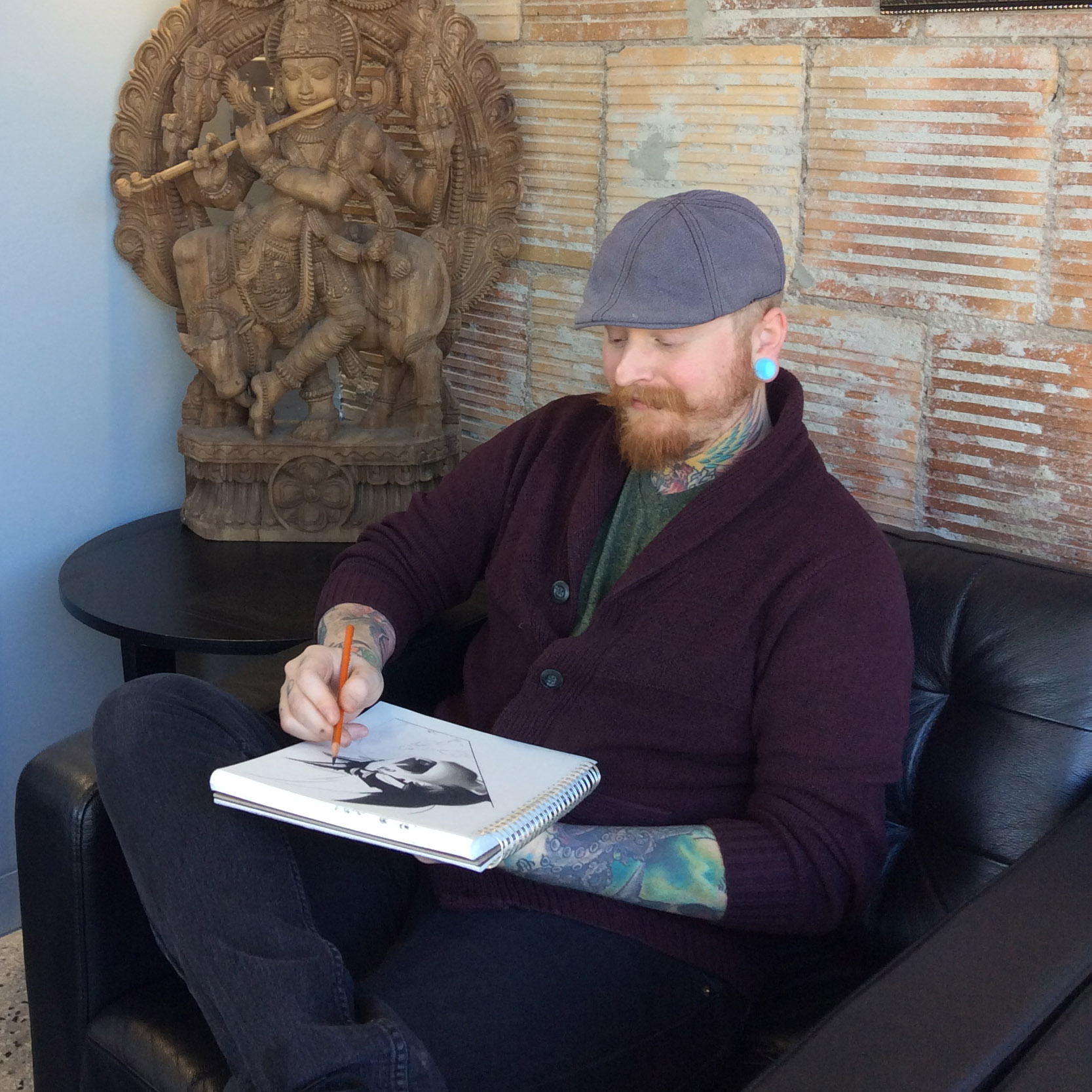 Robert Casper Robert Casper has been involved with the tattoo industry for 20 years & has been tattooing for 6 years. He specializes in black and grey realism, but is well versed in most styles and color. With an art background in painting and charcoal, he loves putting together a custom piece for each client so every design is different and special.