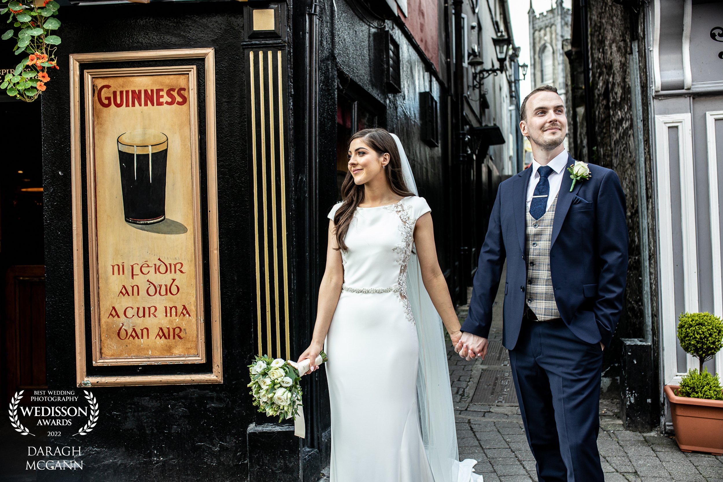 Award-winning wedding photograph from Langton House Hotel in Kilkenny by Daragh McCann. 