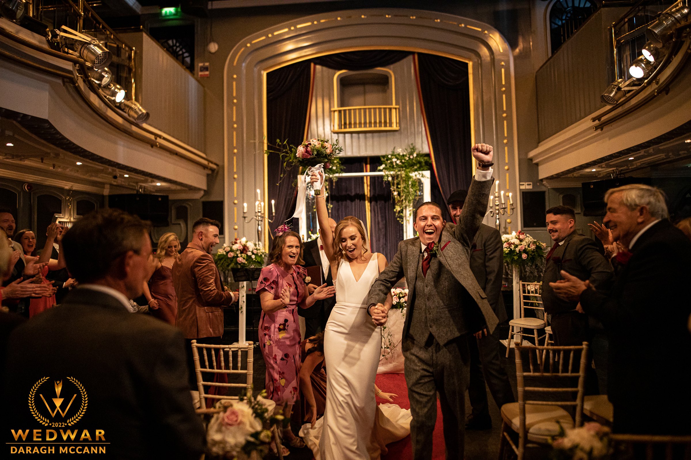 Award-winning wedding photograph from Langton House Hotel