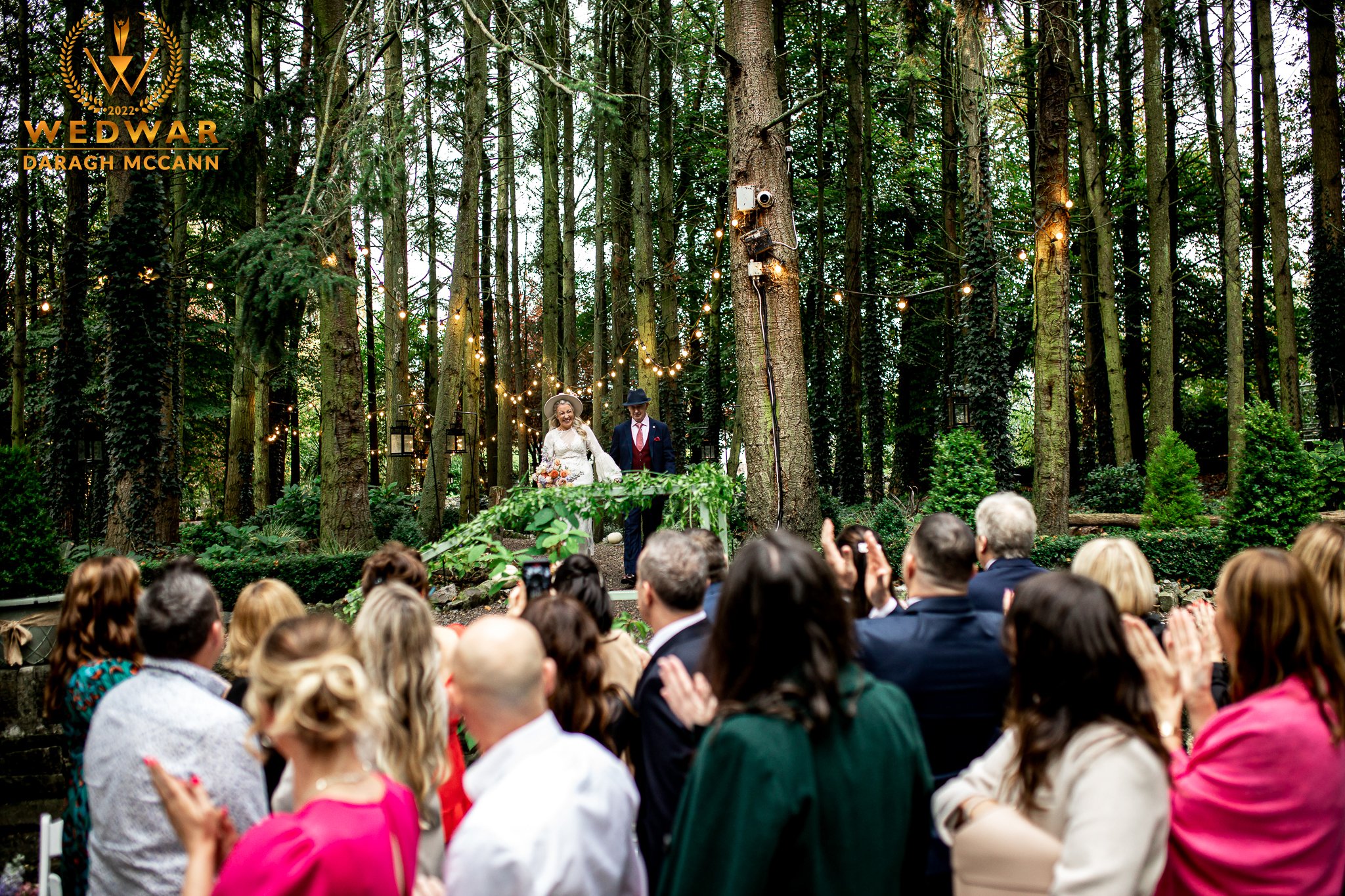 Award-winning wedding photograph from The Station House House