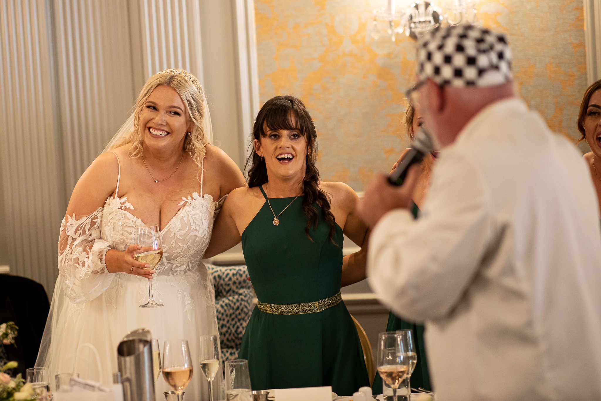 Singing chef at Newpark Hotel for a summer 2023 wedding day