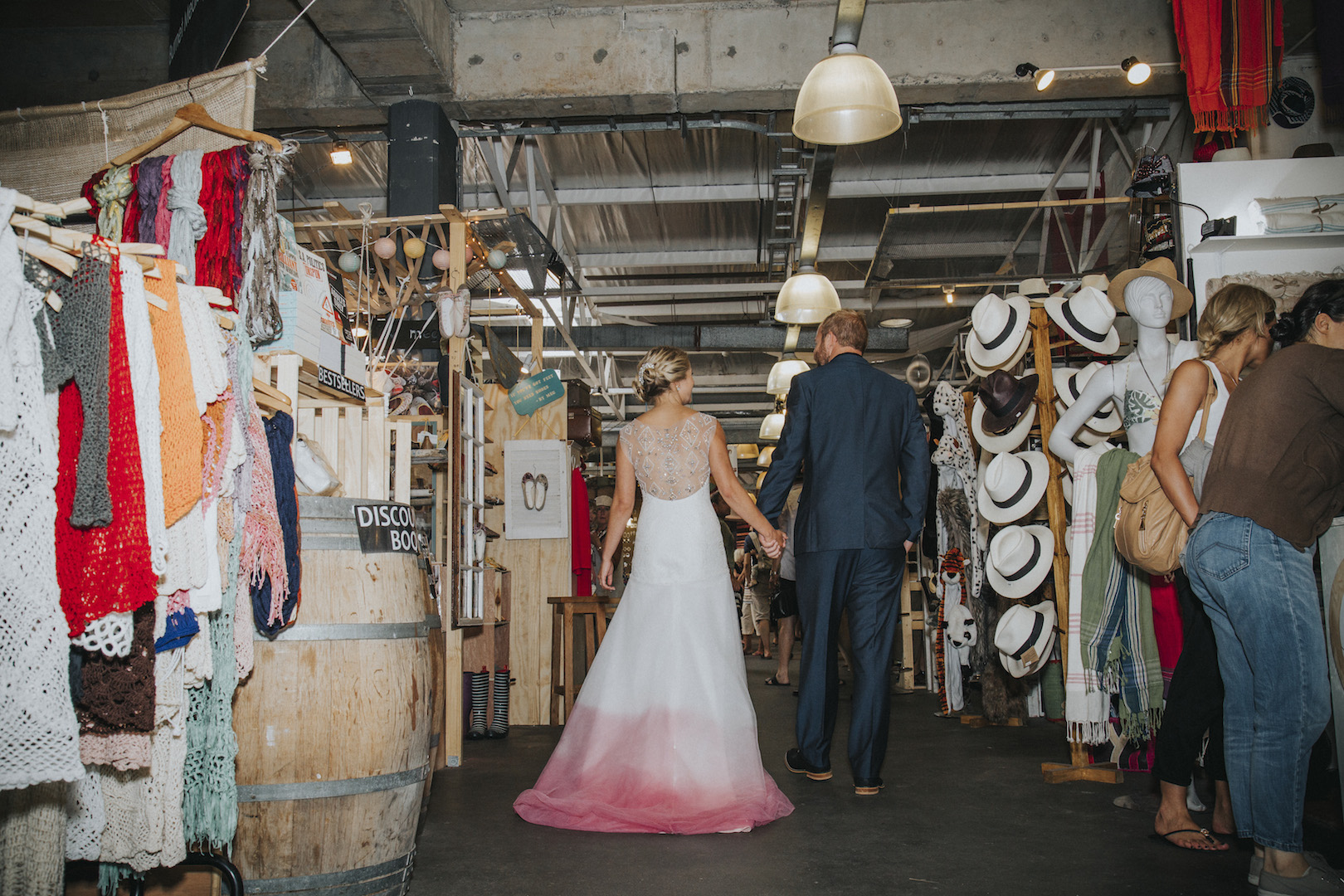 Market-theme wedding