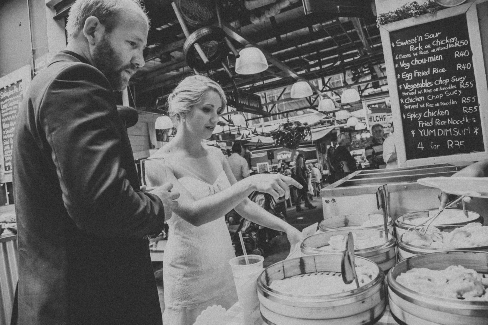 Black and white wedding photography - cape town