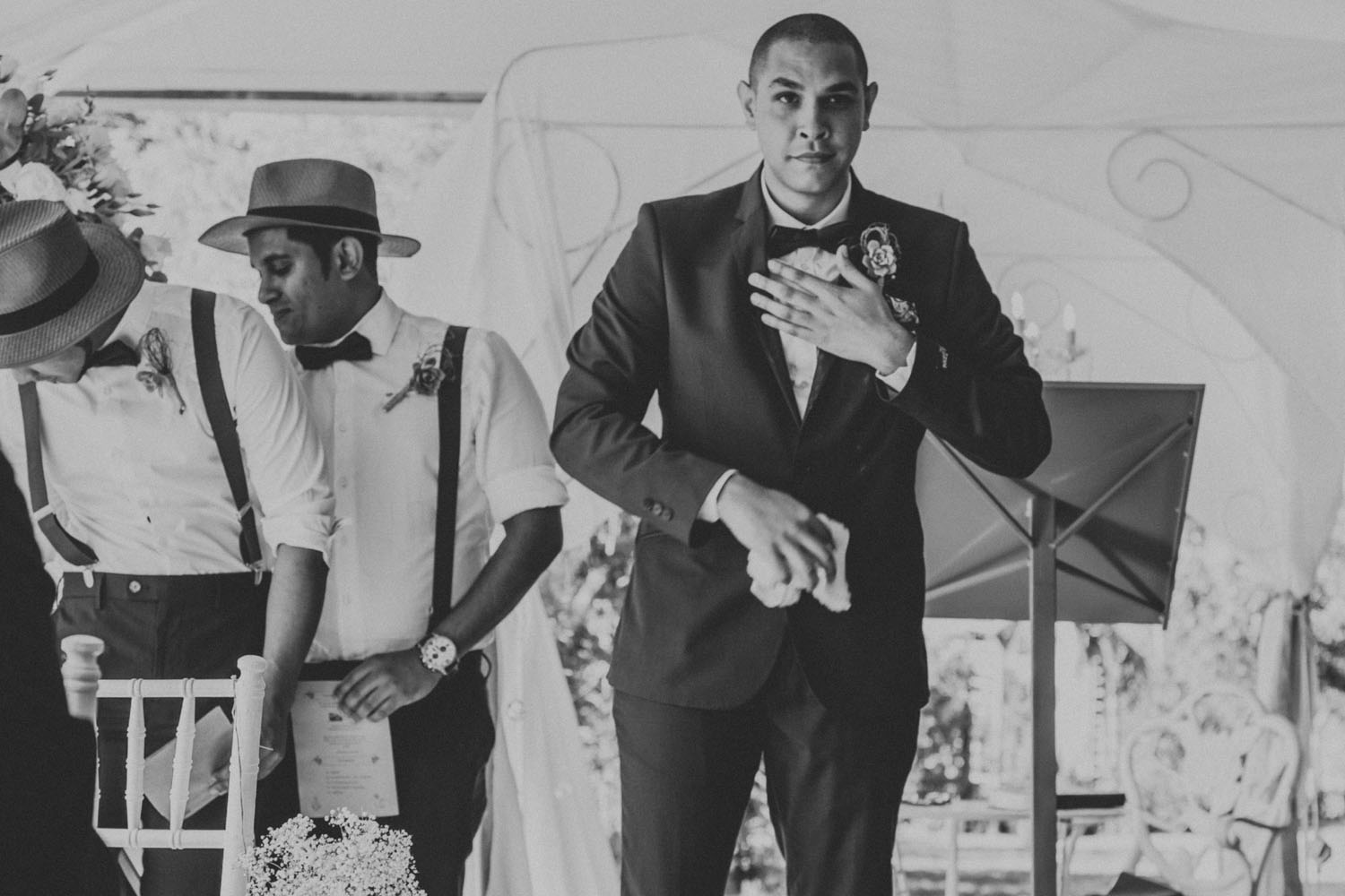 Groom portrait