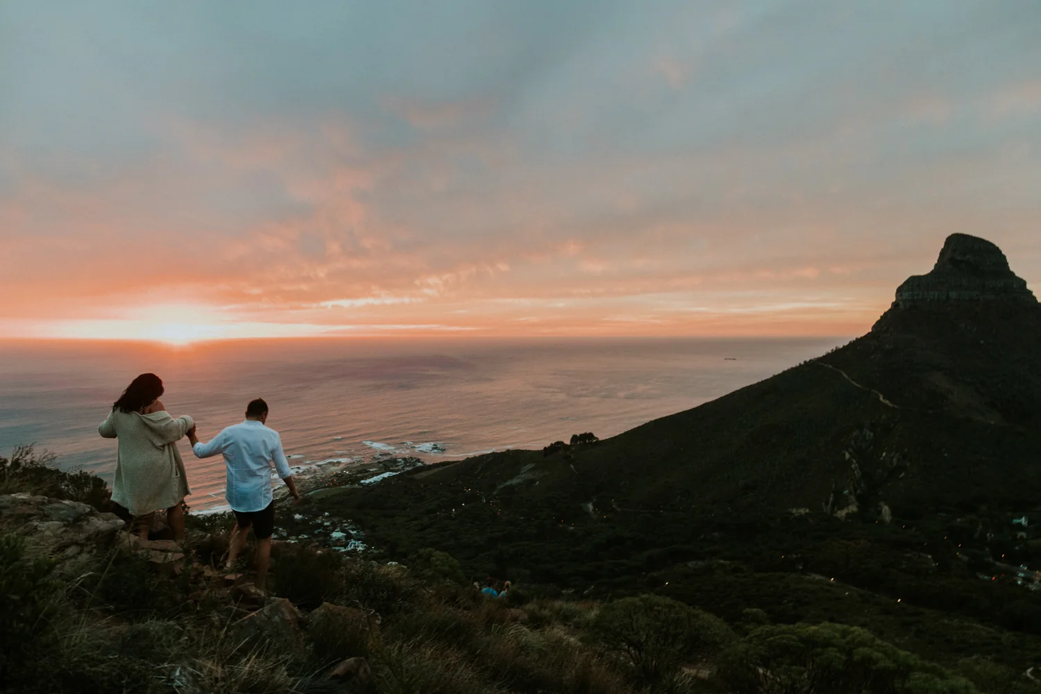 Cape Town Adventure Engagement Shoot - Adam and Flo