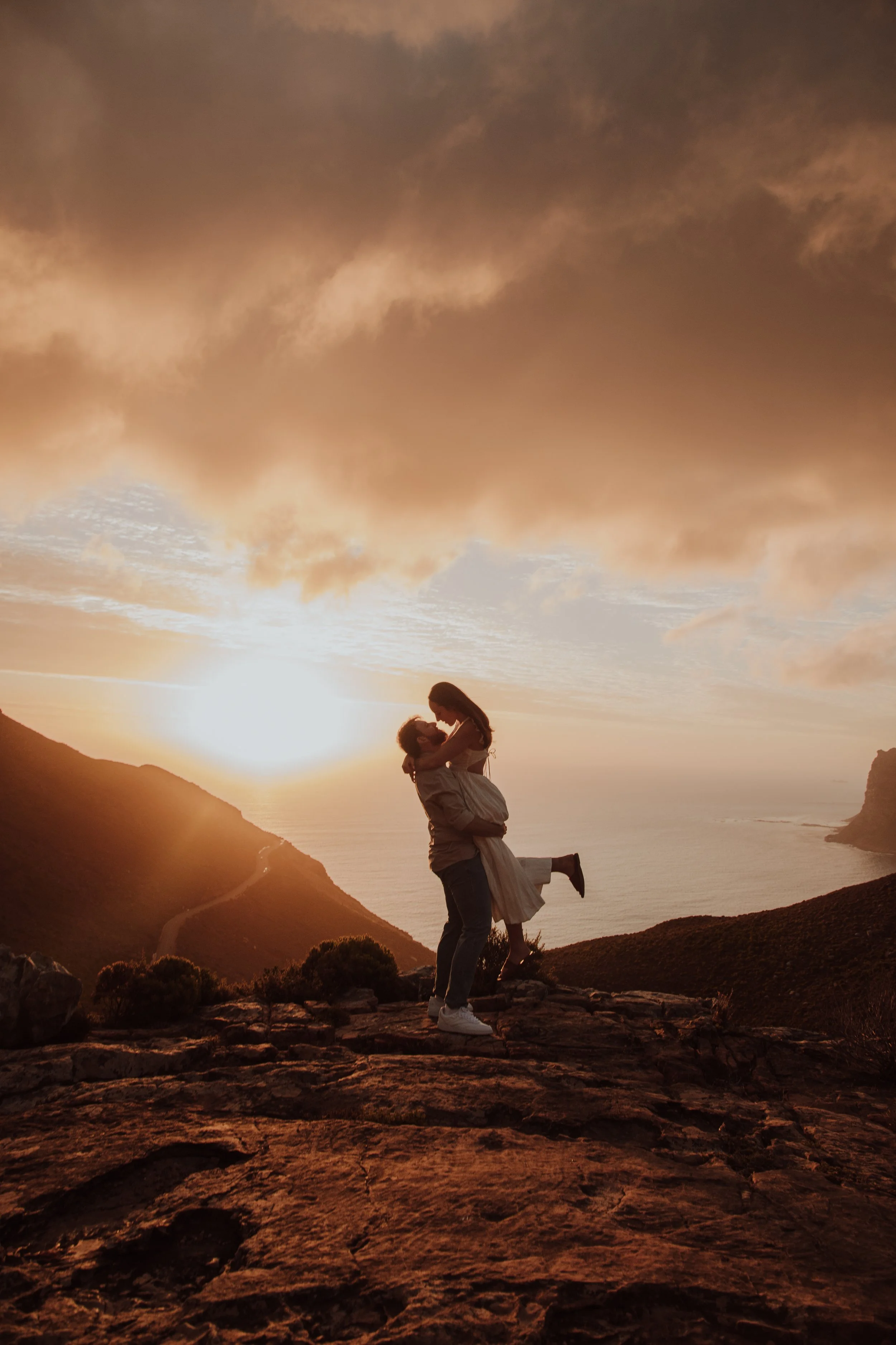 Adventure Engagement Shoot in the Mountains 