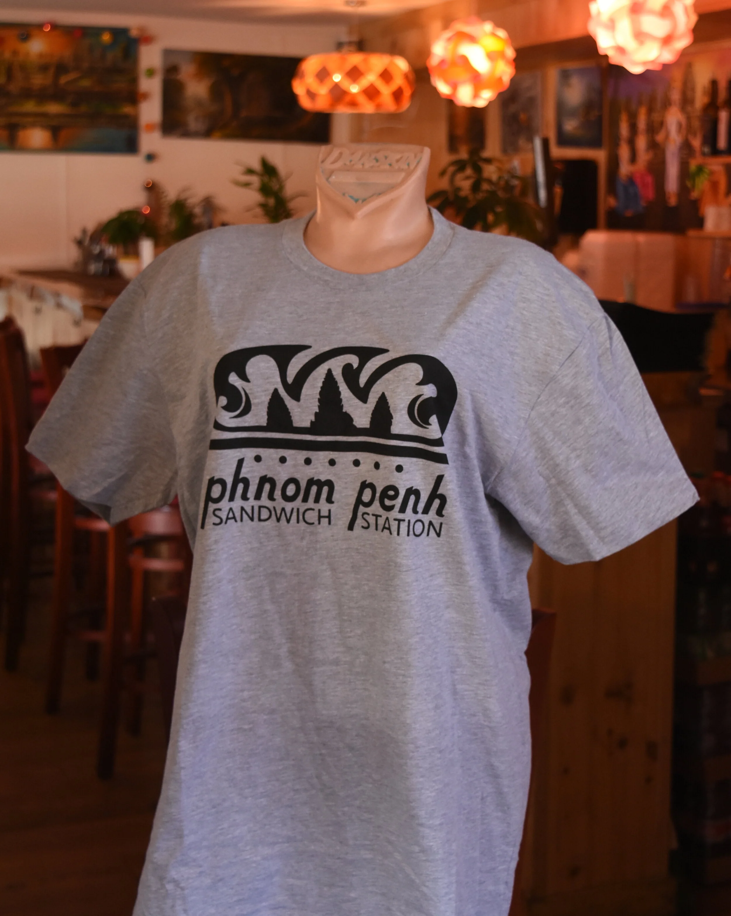 Phnom Penh Heather Grey T-Shirt - Unisex