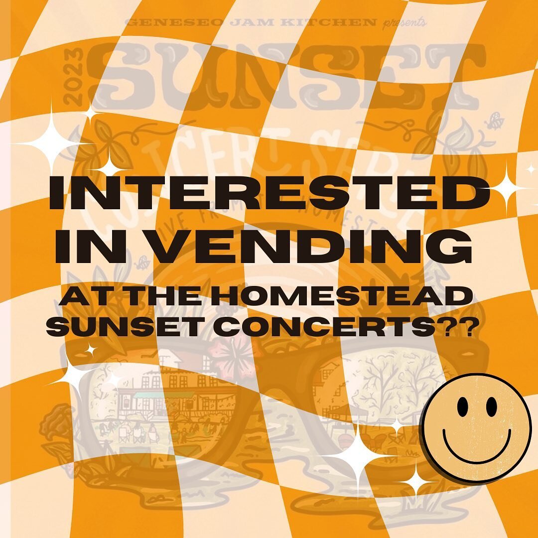 We are looking for makers, creatives, vintage sellers &amp; collectors to be vendors for The Sunset Concert Series @thewadsworthhomestead !!

Vending will be free of charge this season! Space is limited. If interested, please apply to louiselw@bigtre