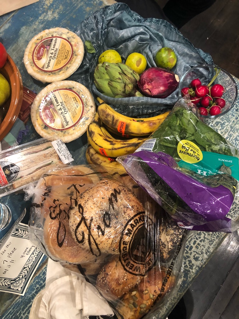 The bounty from the night