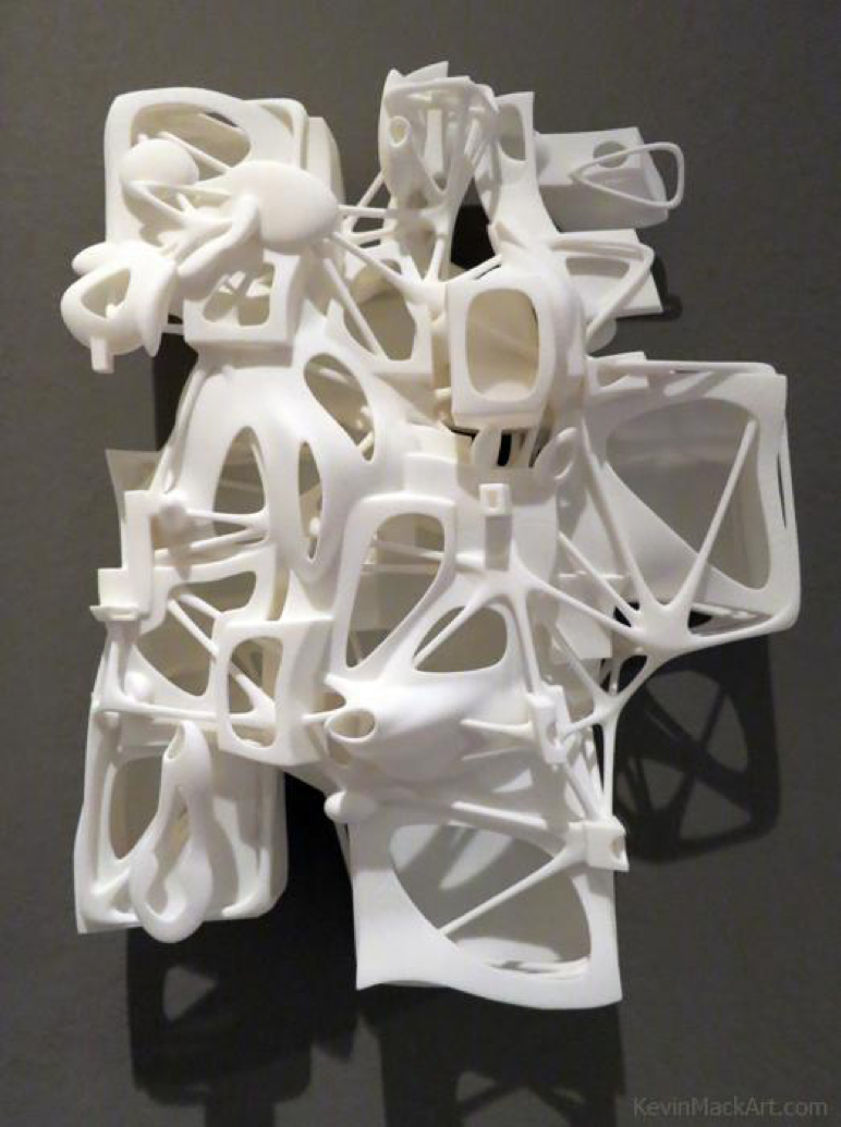 "Nothing Contained" is a wall mounted void containment device. Nothingness is divided and separated from itself in complex ways by the many containment compartments, thus rendering it safe for observation and contemplation.