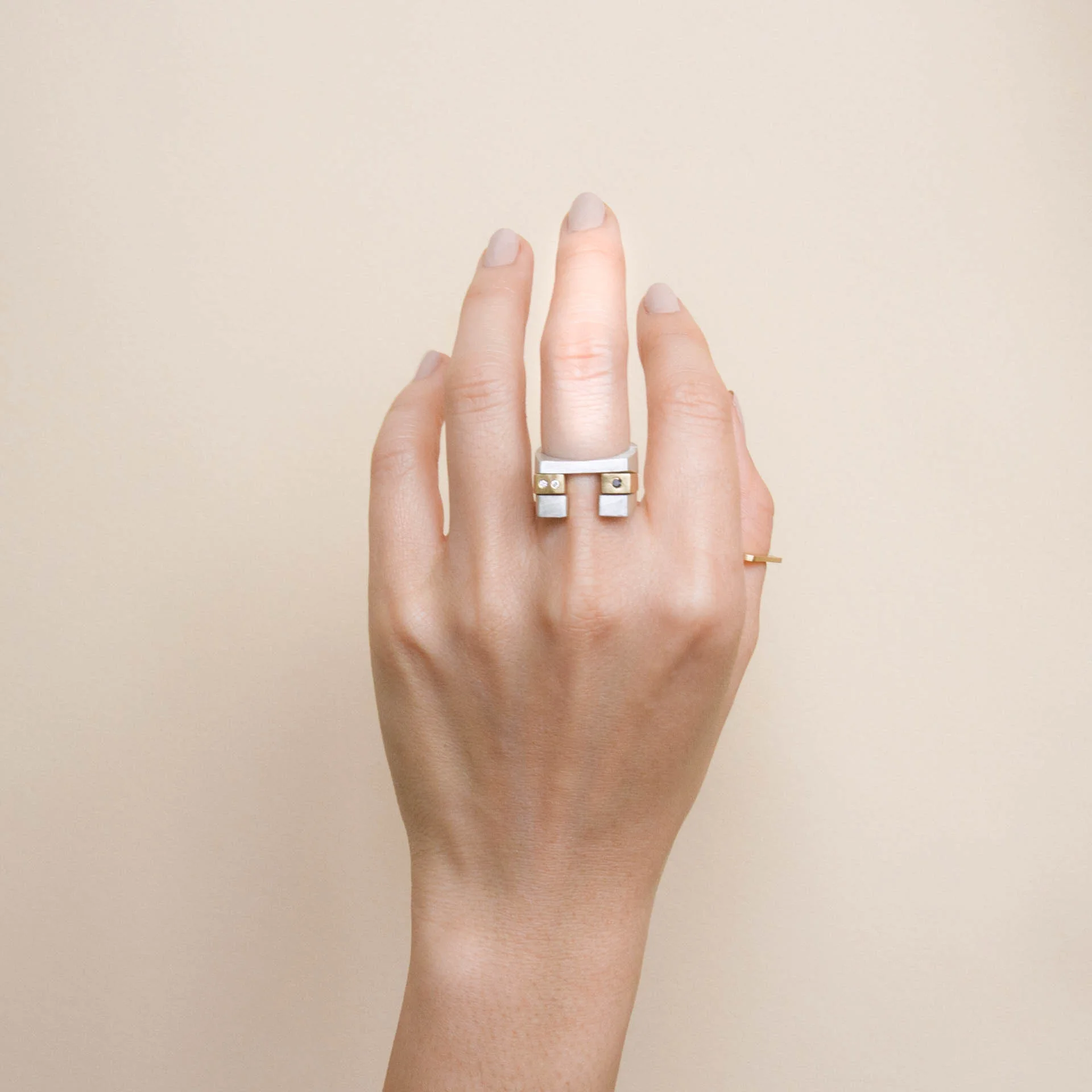 Copy of OTEM New York Signature Ring II in Sterling Silver