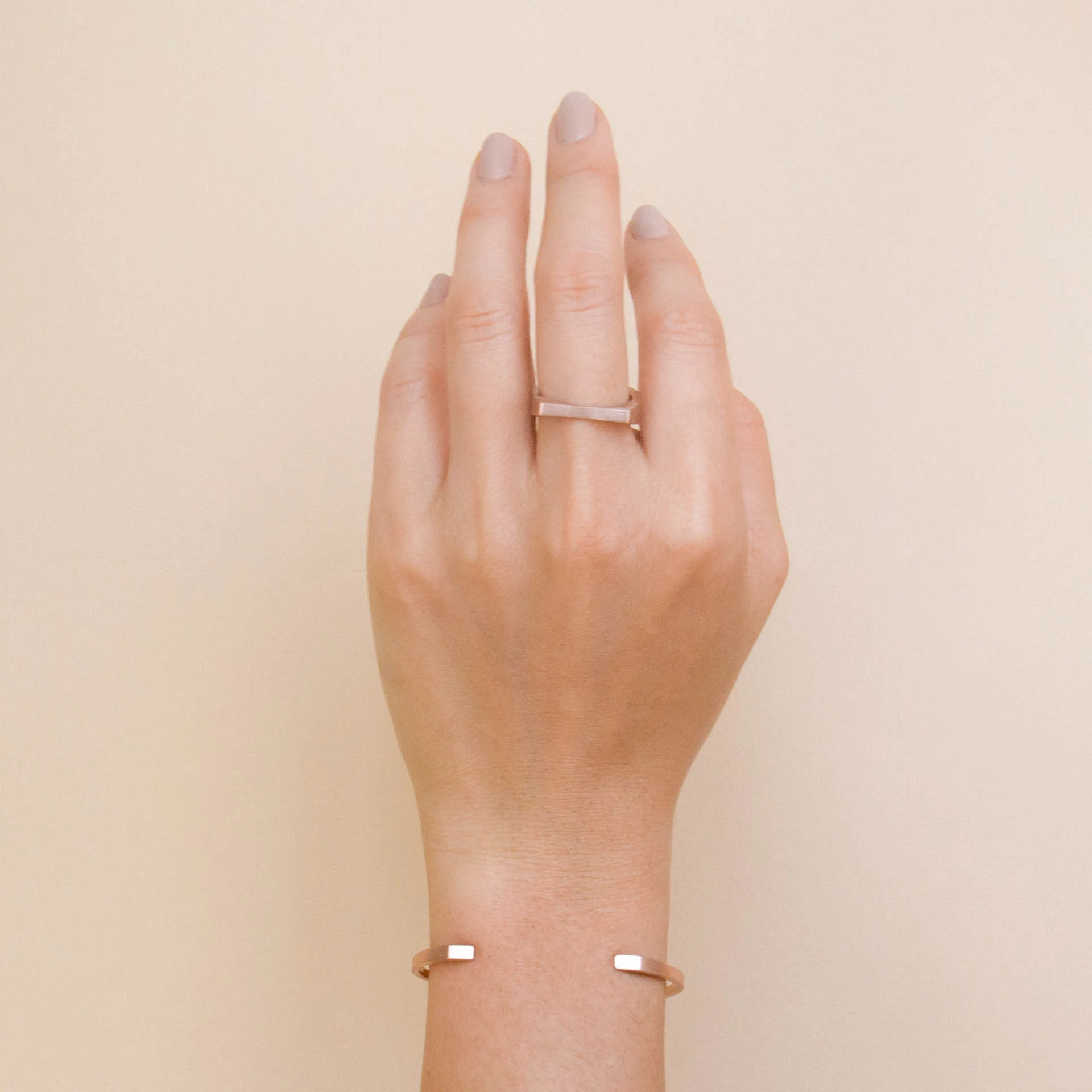 OTEM Signature Cuff in 10K Rose Gold
