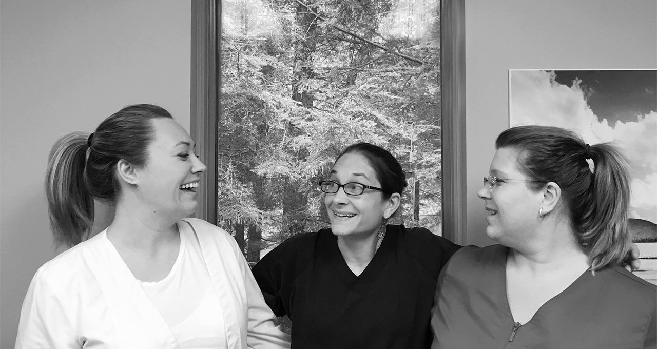 Maria ( Dental Hygienist ) , Gina ( Dental Assistant ) , Torey (Dental Hygienist)