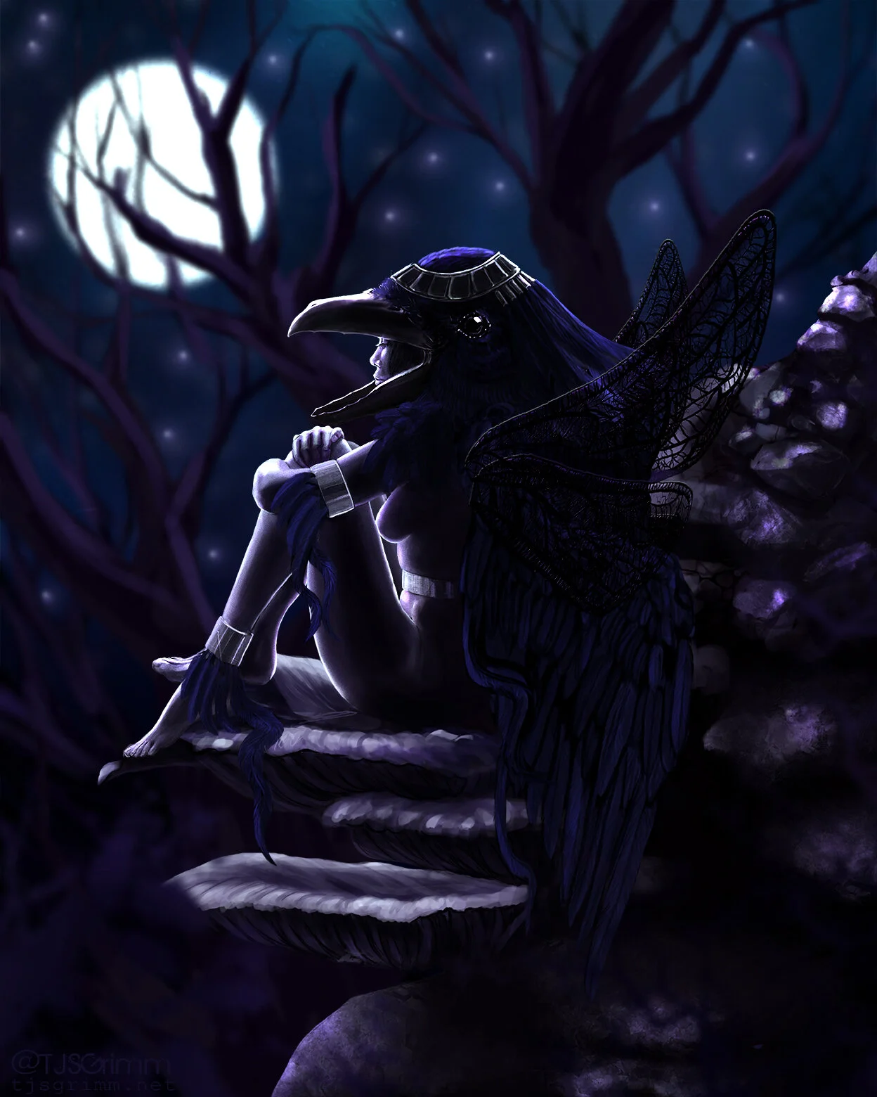 Fae In A Raven's Pelt