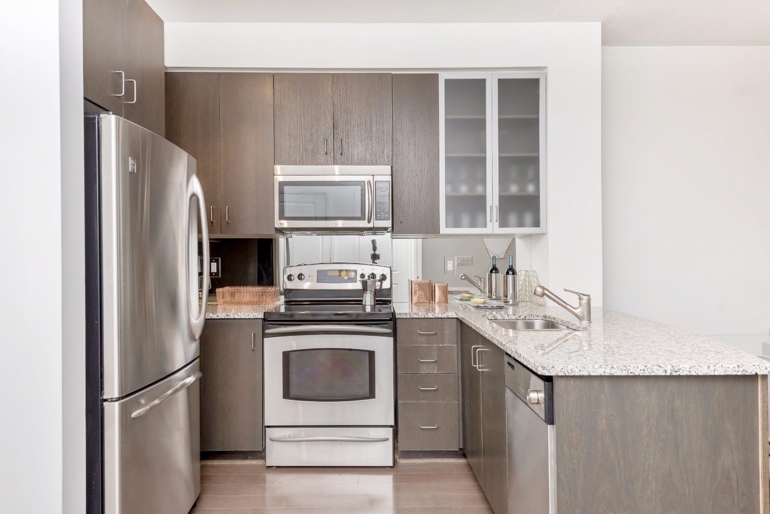 Yorkville Grand Condo - Kitchen, Granite Counters
