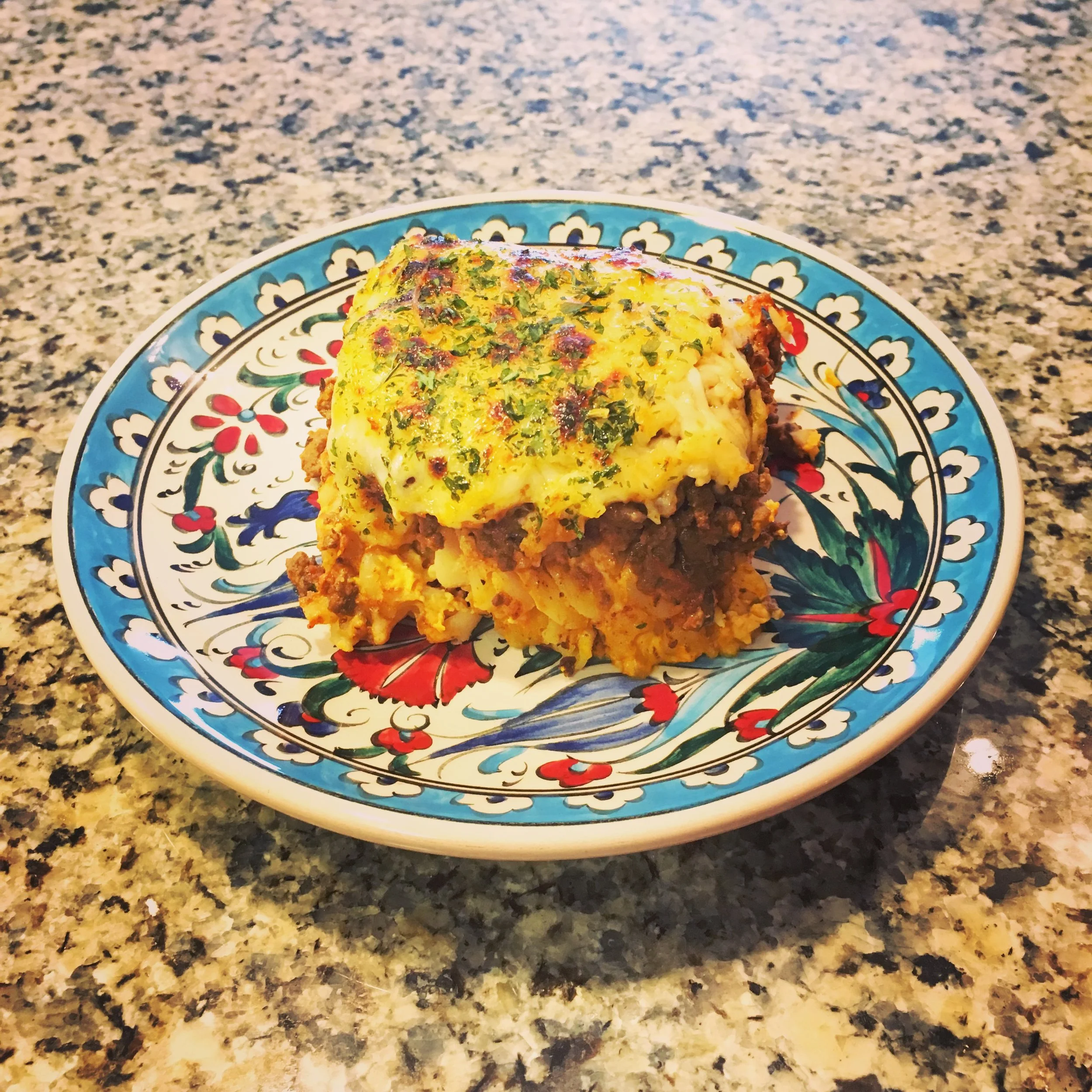 Pumpkin and Red Wine Pasta Bake