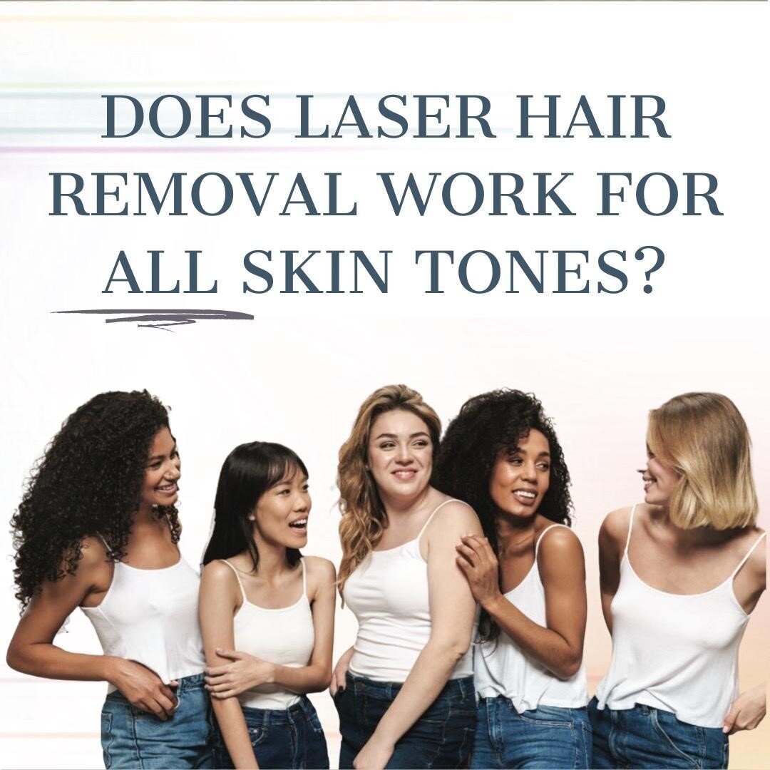 YES &amp; NO....Only with the right technology. ⁠
⁠
It was our number one goal when we opened three years ago that we offered the right technology for ALL skin tones, so that our patients have equal opportunity to have a safe and effective treatment.