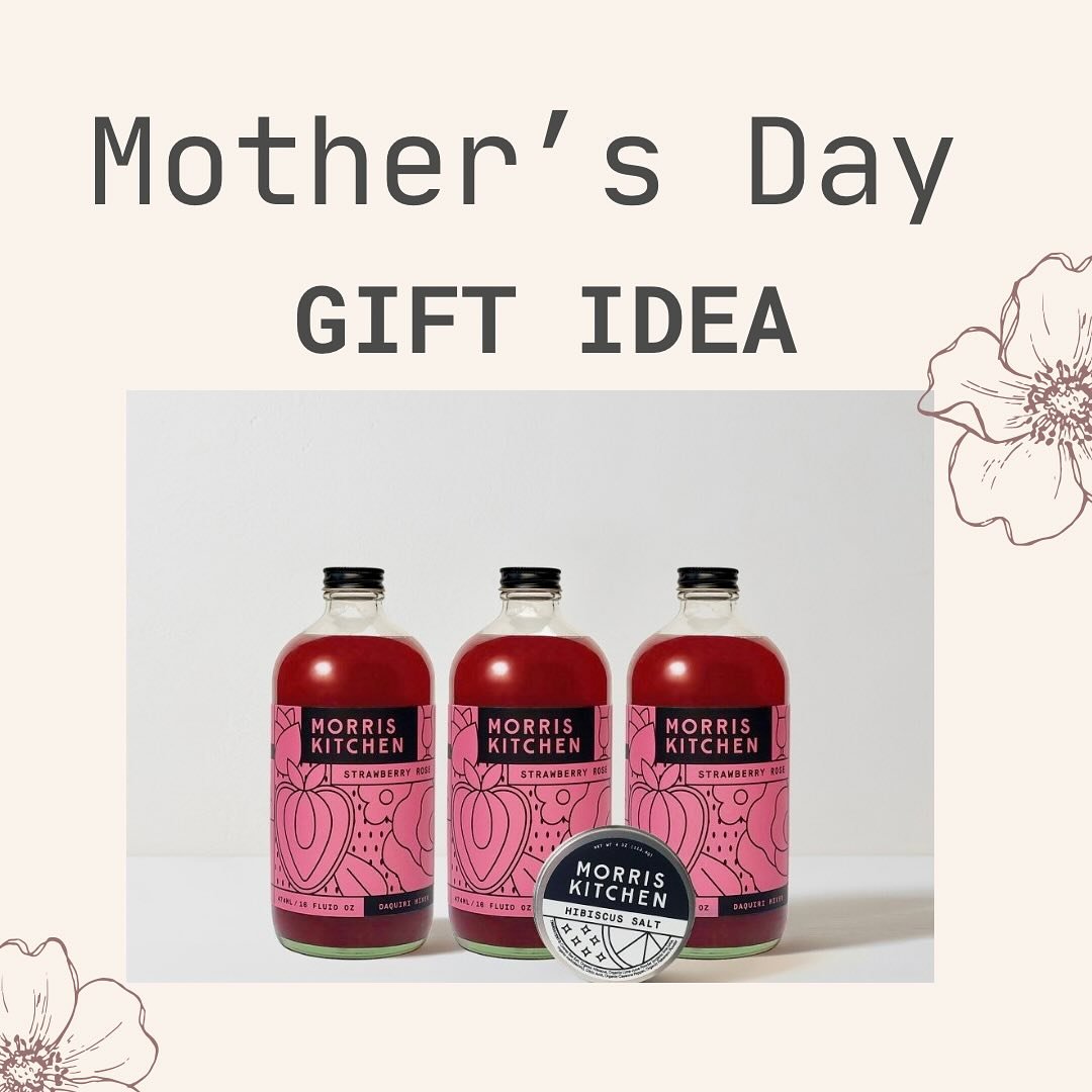 Because Moms deserve to be celebrated, shop now our &ldquo;Salt &amp; Strawberry kit&rdquo; and treat the moms in your life to a drink! 🍹 💐

What&rsquo;s included:

- 3 bottles of Morris Kitchen Strawberry Rose mixer
- 1 Morris 1 Morris Kitchen Hib