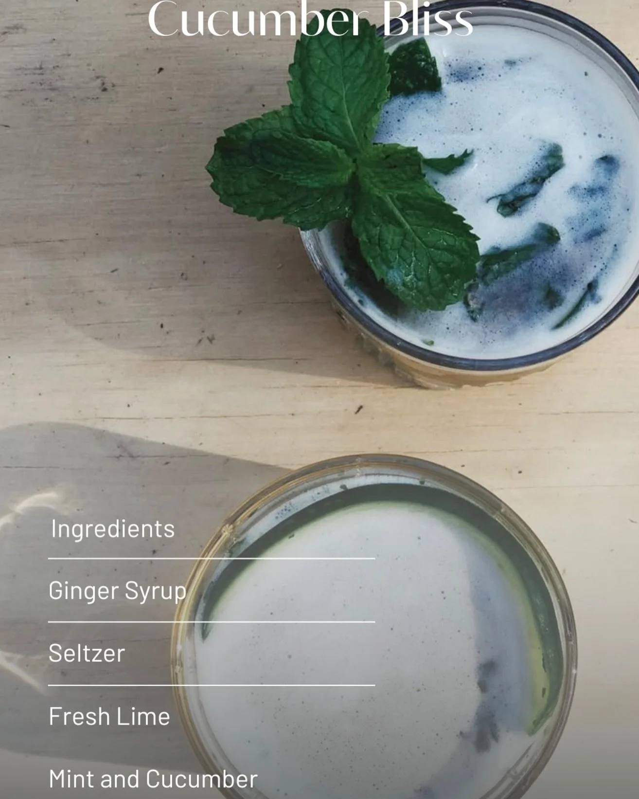 Indulge in the ultimate refreshment - Cucumber Mint Bliss! This zesty cocktail combines Morris Kitchen Ginger Syrup with your choice of seltzer, finished with fresh lime, mint, and cucumber 🥒. Cheers 🍸

#mocktails🍹 #mymorriskitchen #gingersyrup #z