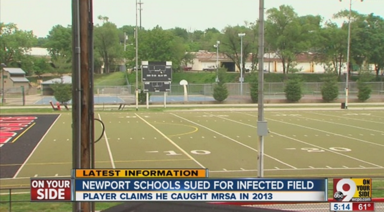 KENTUCKY HIGH SCHOOLER SUES SCHOOL OVER STAPH INFECTION ON ARTIFICIAL TURF