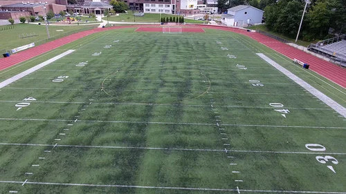 artificial football field playing surface