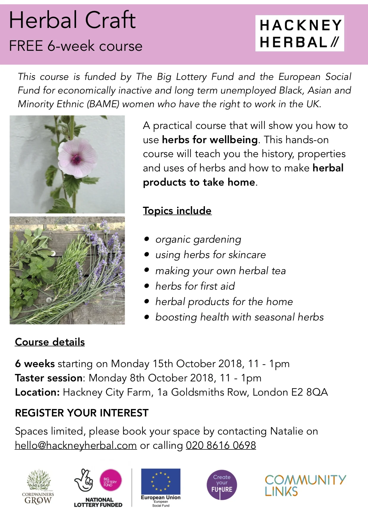 Herbal Craft Flyer, 6 week course.jpg