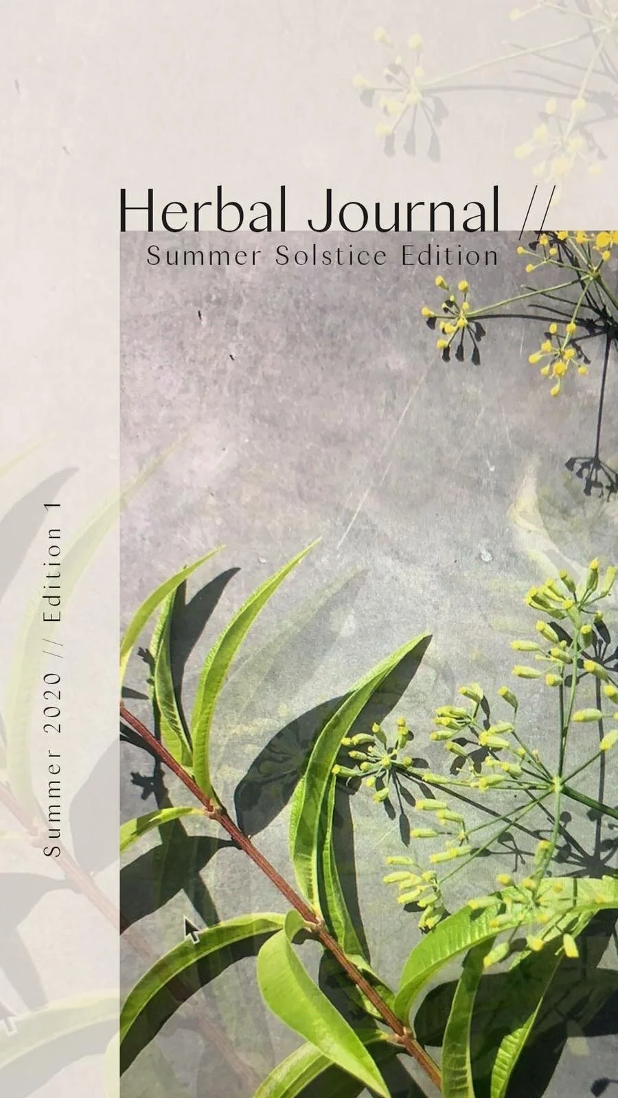 Herbal Journal - Volume 1 // Summer 2020