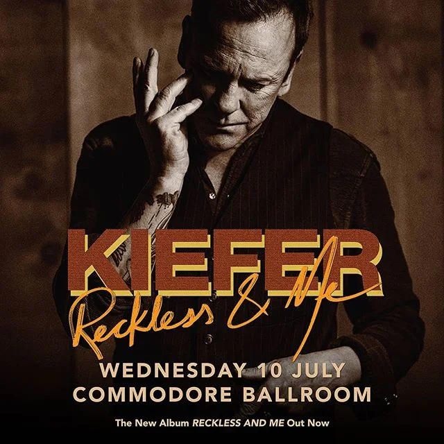 JUST ANNOUNCED: @KieferSutherland is bringing his country music chops to the @CommodoreBallroom on July 10! Join the Facebook event for more info.