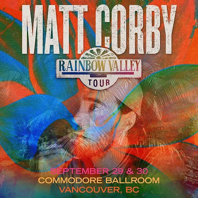 SHOW ADDED: Due to overwhelming demand, @MattCorby has added a second show at the @CommodoreBallroom on Sept. 30. Limited tickets remain for Sept. 29 and Sept. 30 tickets are now on sale! Get tickets at #LiveNation.com - link in bio.