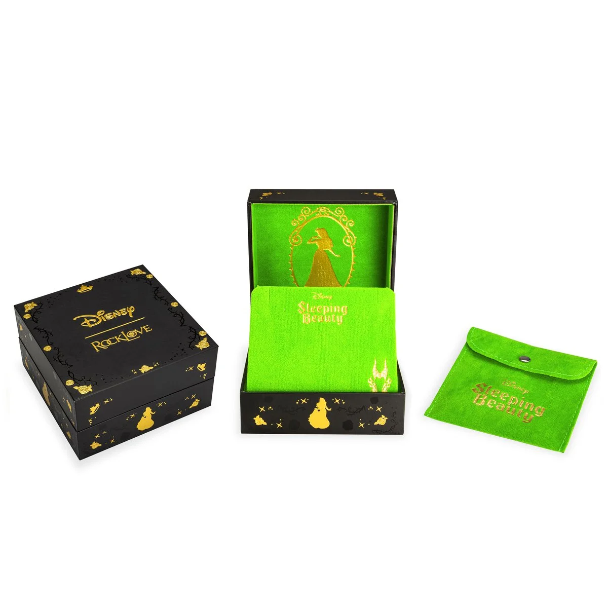 Maleficent Jewelry Collection Boutique Box and Travel Pouch