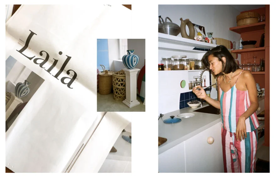 Laila Gohar in her New York apartment.
