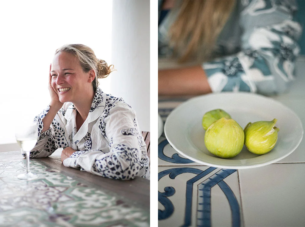 Emily FitzRoy on the island of Filicudi.