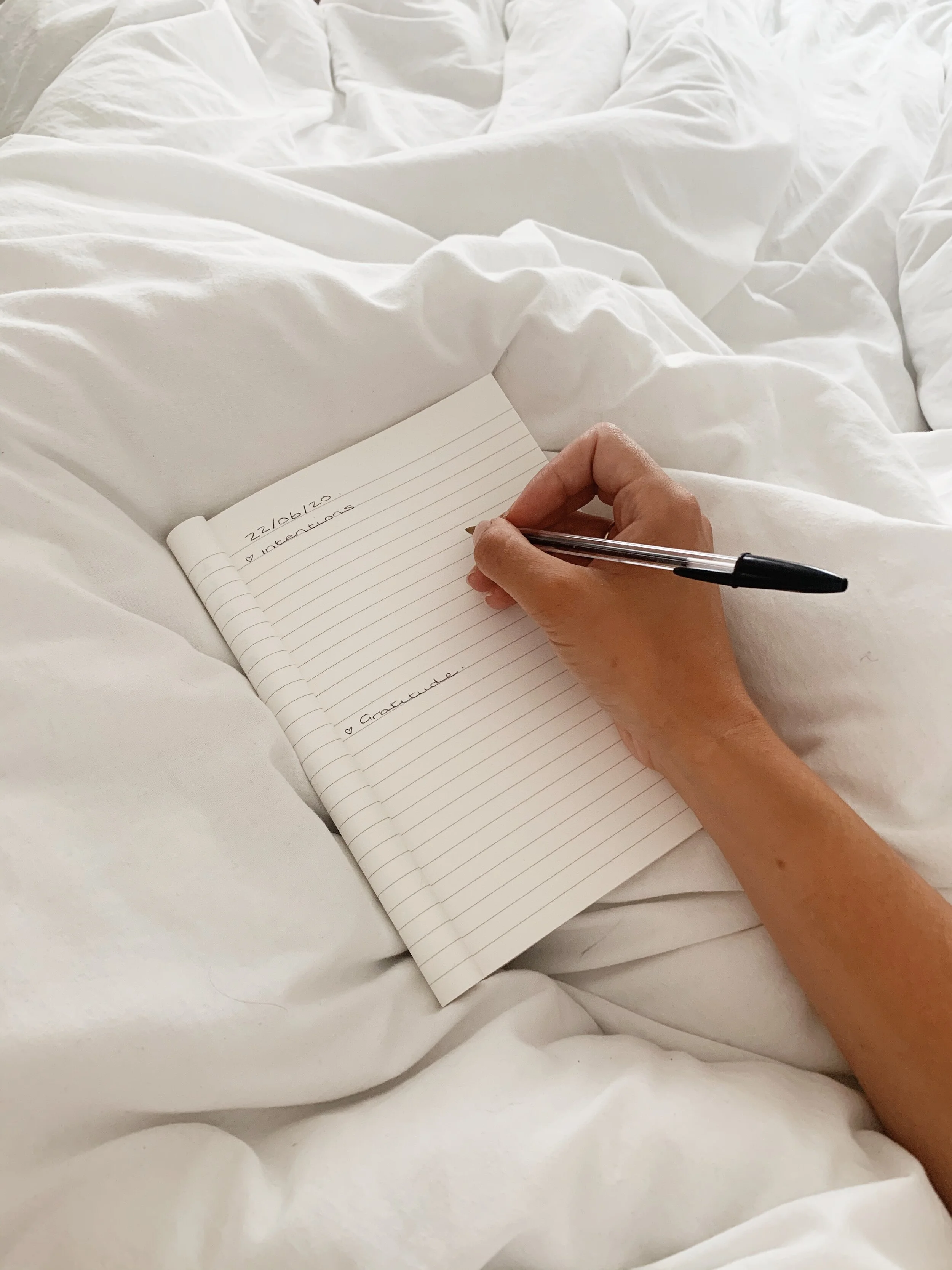 Setting intentions &amp; gratitude