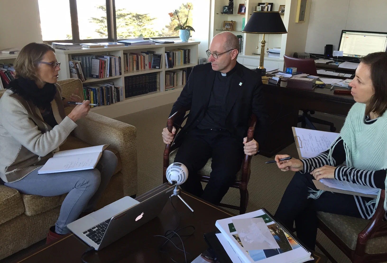Hughen/Starkweather interview USF President Paul Fitzgerald