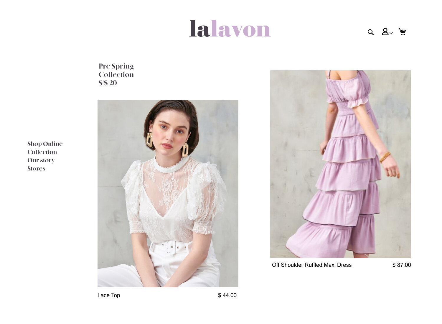 Branding, Web Design: Lalavon (Copy)