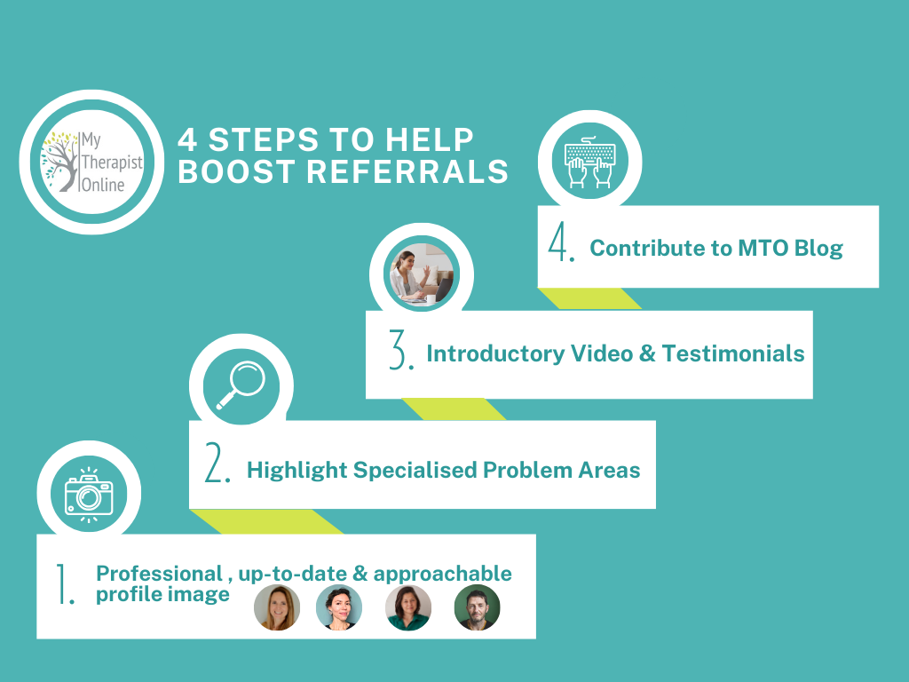 Therapist Blog: Boost Your Client Referrals on My Therapist Online: A Guide for Private Therapists