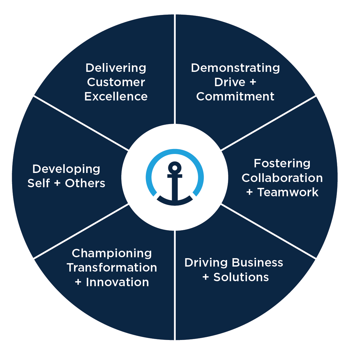 The KN Behaviors serve as a simple, flexible platform that aligns the company’s network around a shared set of action areas.