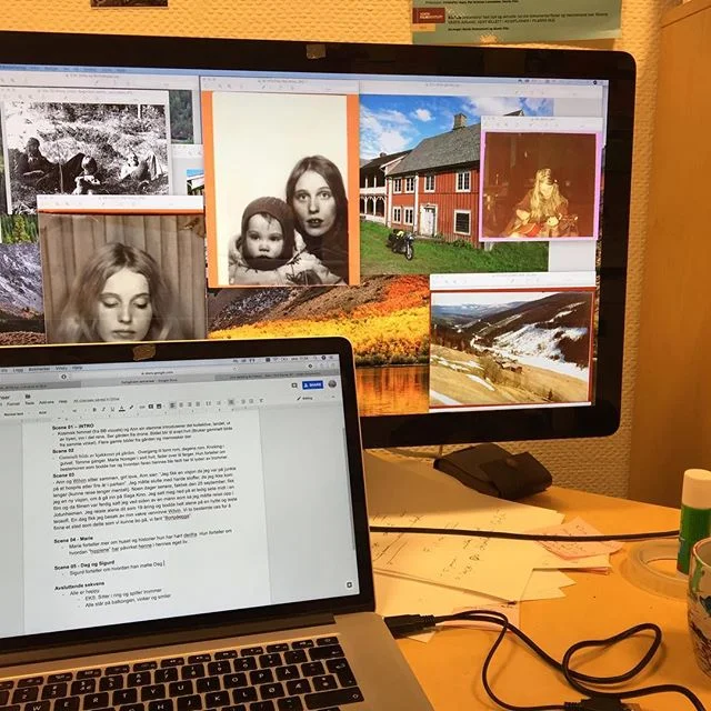 Forbereder innspilling imorgen p&aring; Sollig&aring;rden, gammelt blomsterbarn kollektiv