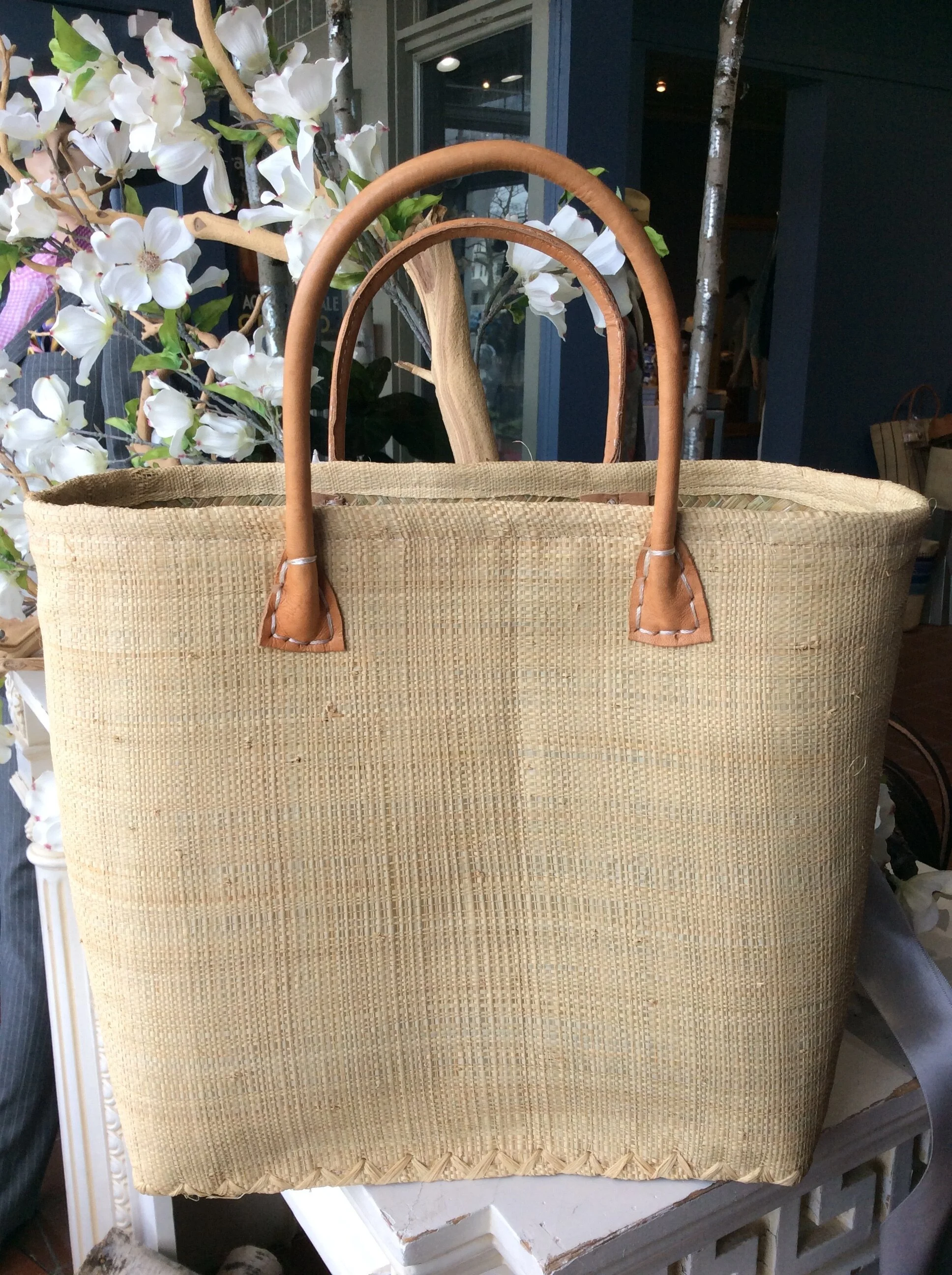 Beach Bag Handcrafted from Madagascar Natural SM