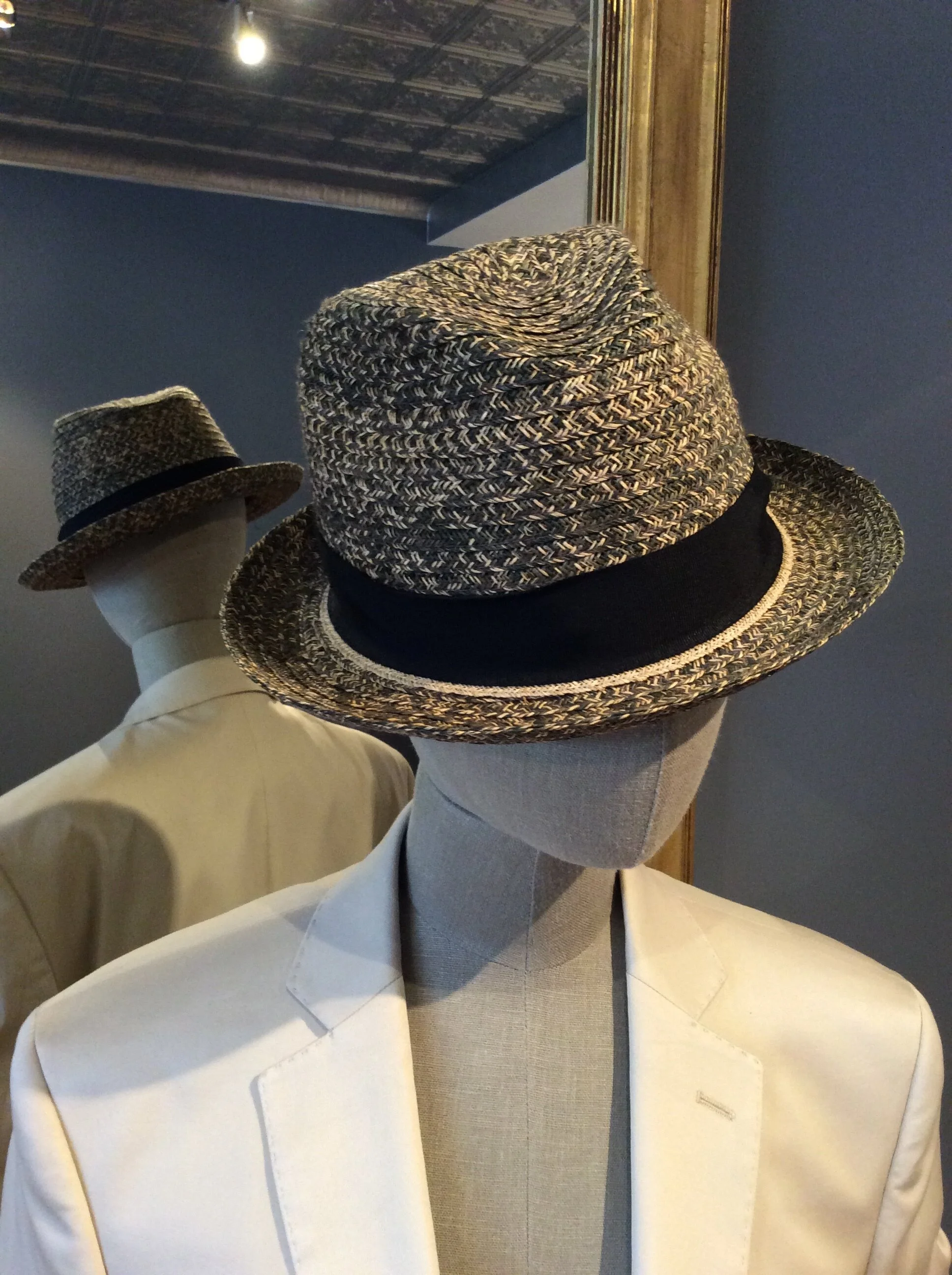 Bailey's Men's Fedora Woven Hat, Black Coffee, Size Medium 