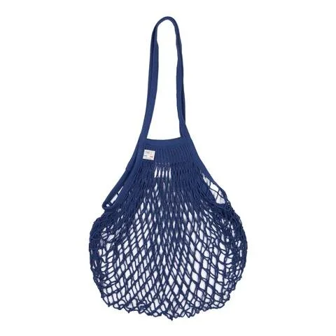 Vintage Blue Filt French Market Bags