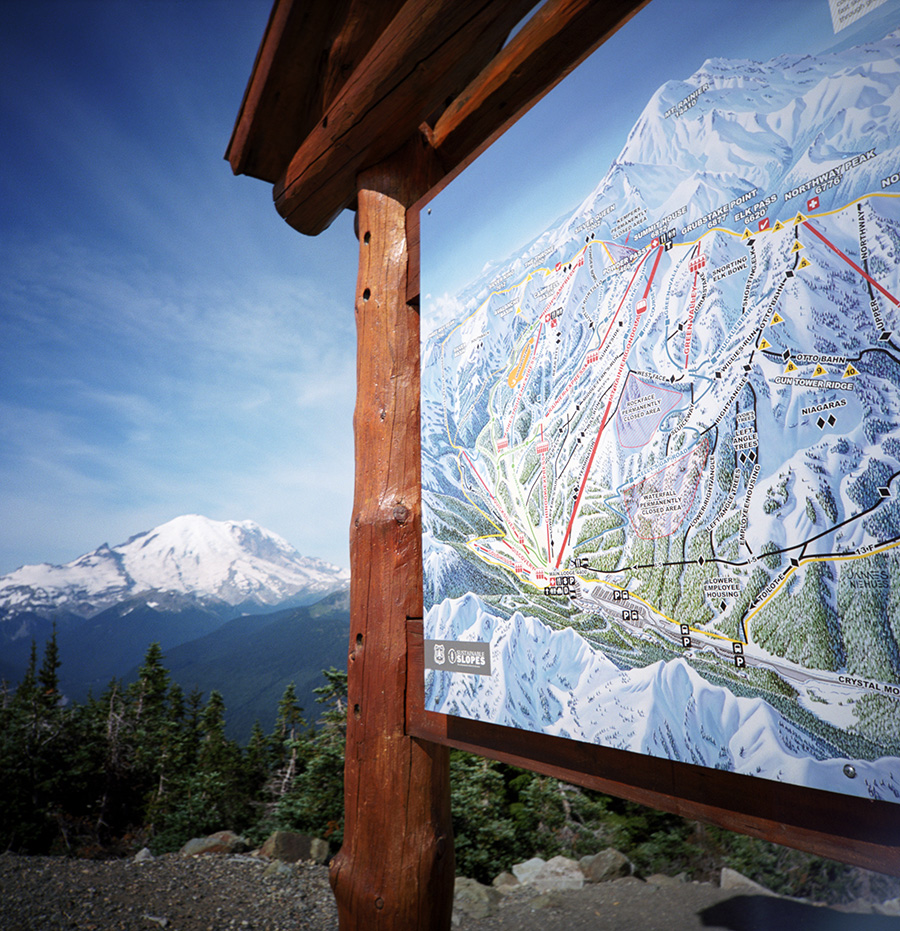 Mt. Rainier from Crystal Mountain / Kodak Portra 400