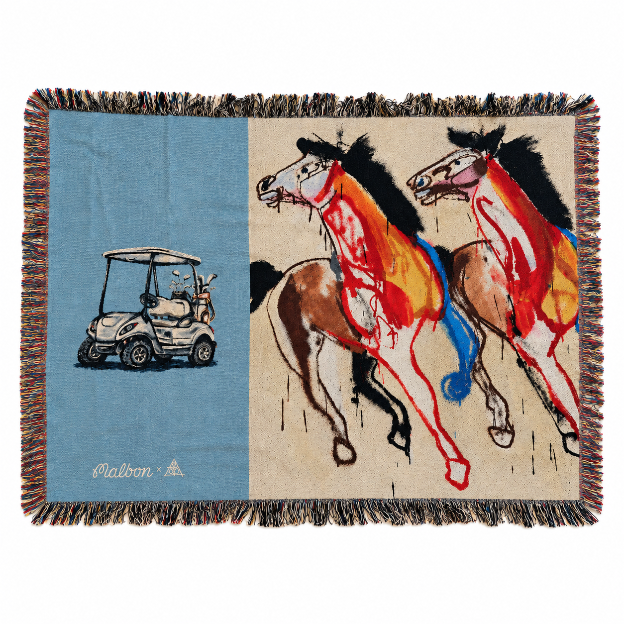 OFF COURSE — WOVEN BLANKET