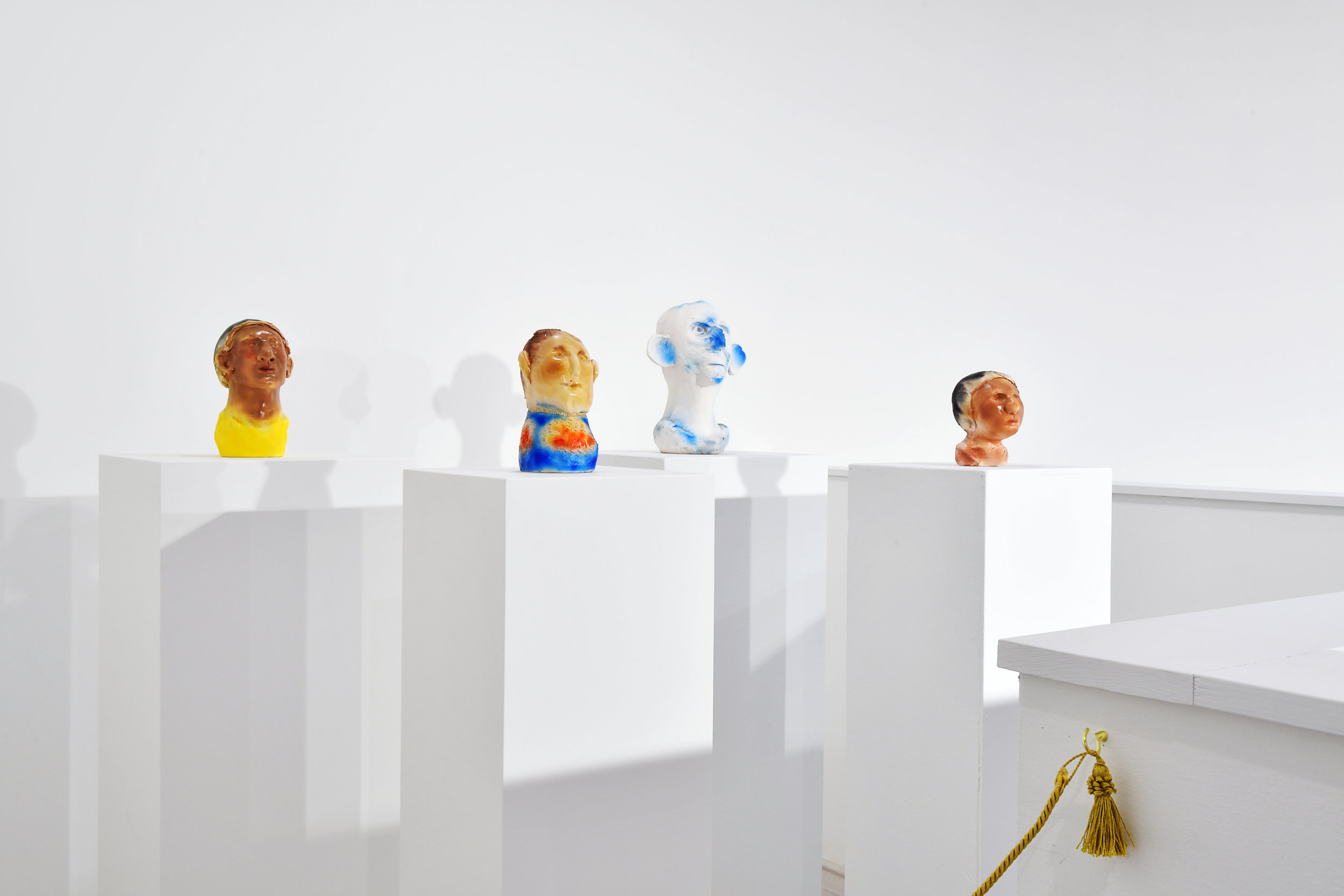 Installation view of Grant Falardeau's work in Apollo on Earth